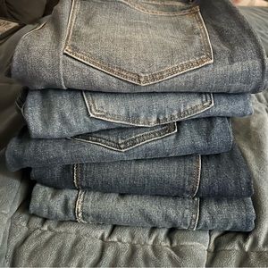 Five pairs of jeans, size 28-30